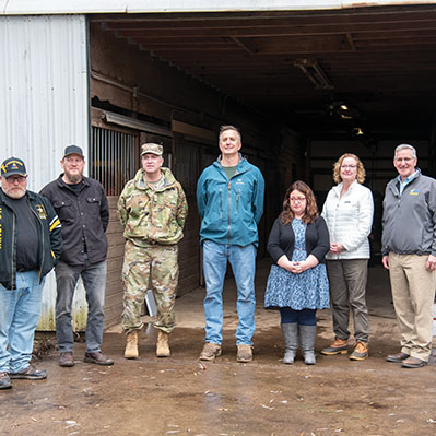 Local veteran-owned  farm hosts PA agriculture secretary